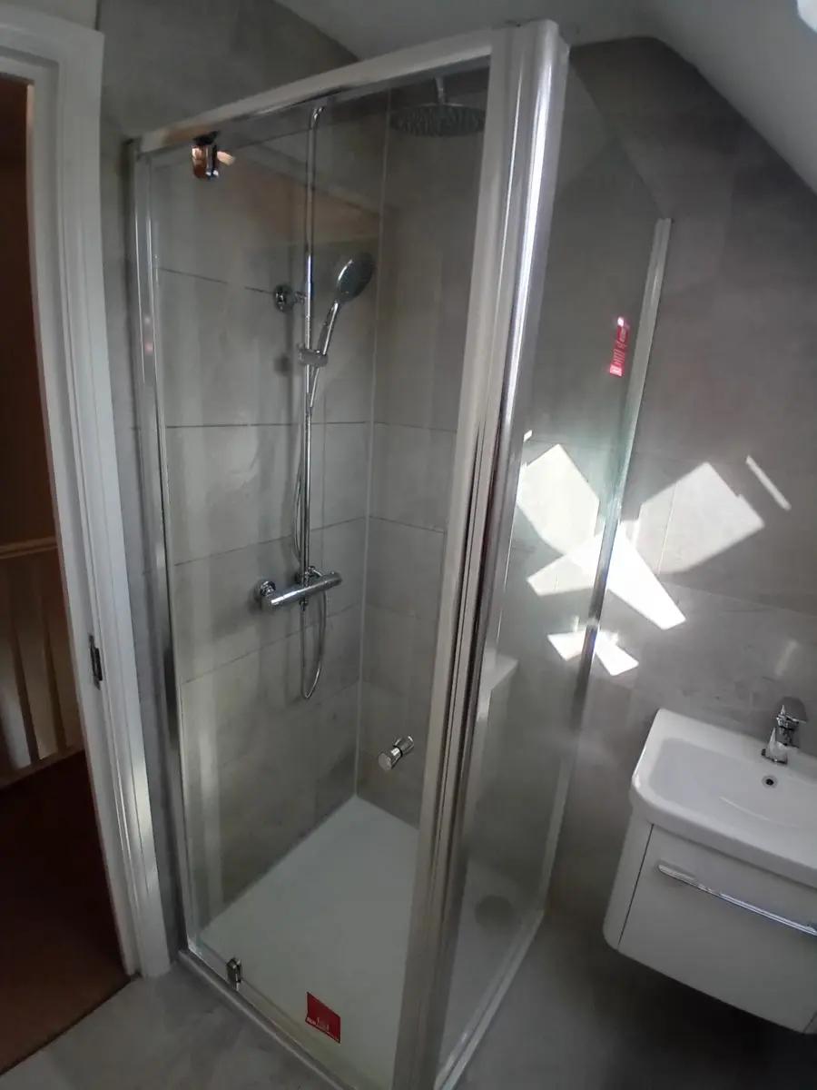 Newly fitted bathroom sink and vanity unit installed by APG Plumbing & Heating Services Ltd in Cannock